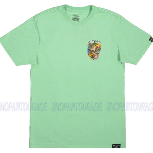 Sullen SCM4061 Green Skull T-shirt for men - Picture 5 of 7
